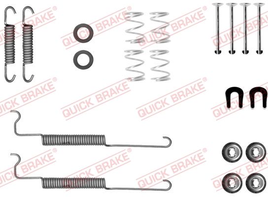 QUICK BRAKE Комплектующие, тормозная колодка 105-0049